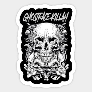 GHOSTFACE KILLAH RAPPER MUSIC Sticker